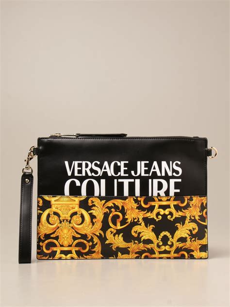 versace jeans clutch|versace tote handbags.